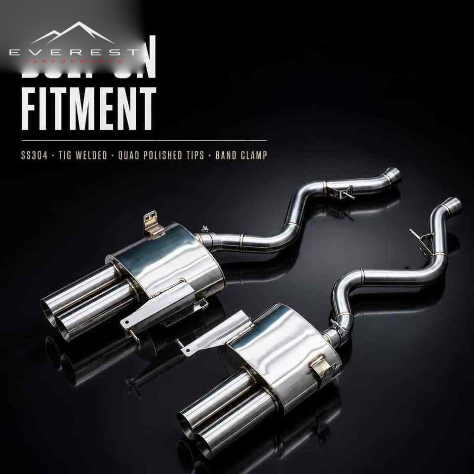 Stainless Steel Axle Back Muffler for BMW M3 E90/E92/E93 V8 4.0L 2008-2013 Auto Tuning Exhaust Pipes