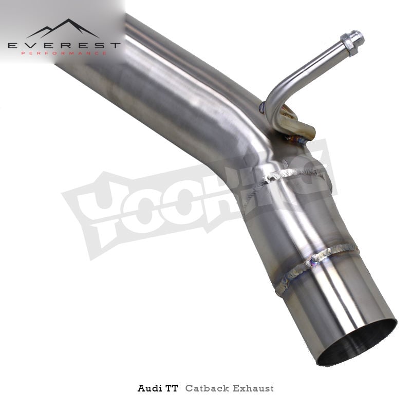 SS304L Exhaust Pipe System for Audi TT/TTS 2.0T 2015-2019 Valvetronic Catback Exhaust System