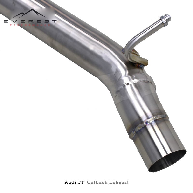 SS304L Exhaust Pipe System for Audi TT/TTS 2.0T 2015-2019 Valvetronic Catback Exhaust System