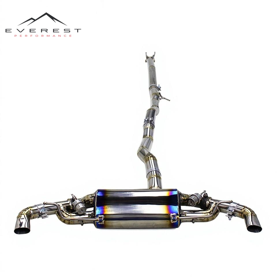 Titanium Exhaust Pipe System for Mercedes-Benz A45 AMG W176 2.0T 2013- 2019 Vacuum Val Catback Muffler Straight Pipes