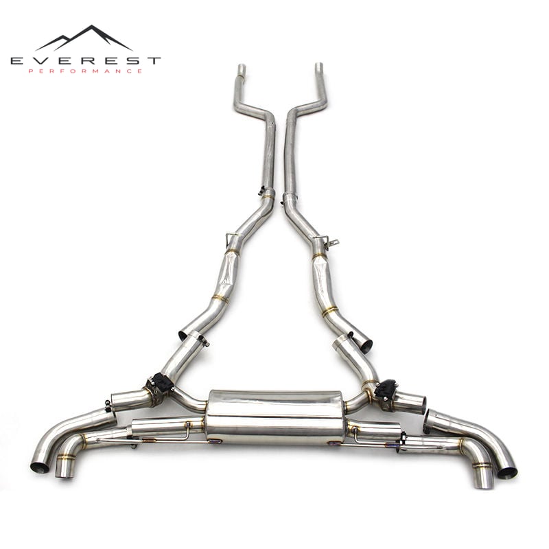 304 Stainless Steel Exhaust Muffler Catback for BMW X7 B58 4.4TT 2019-2022 M50/M60 Exhaust Pipes Performance System