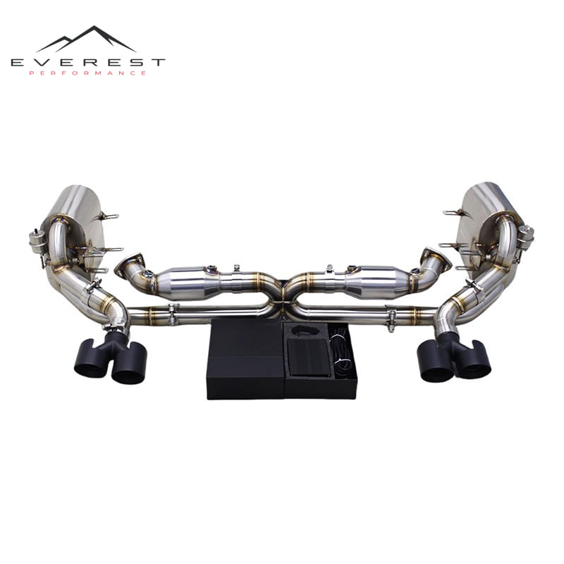 Stainless Steel Exhaust Catback for Porsche 911 997/997.1/997.2 2004-2012 Race Exhaust Valved Muffler with High Flow Pipe