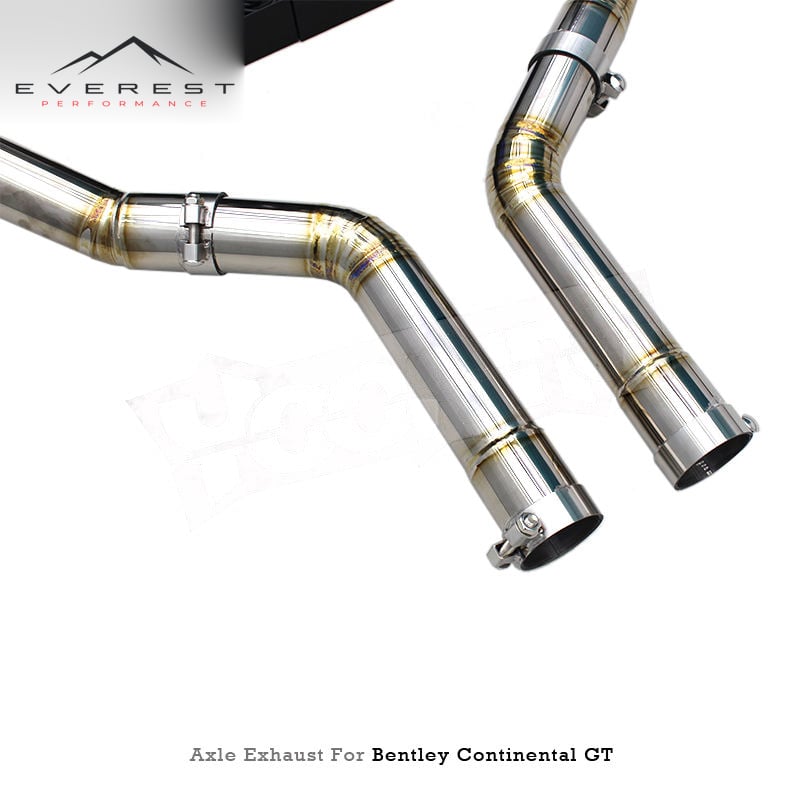 Titanium Exhaust Pipe System for Bentley Continental GT W12 6.0T 2004-2013 Racing Rear Axle Part Valvetronic Catback Exhaust