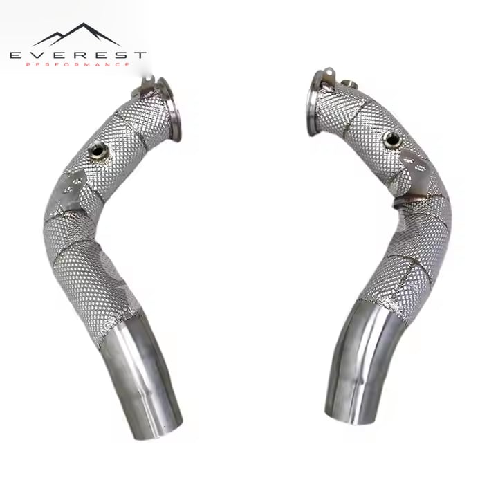 Stainless Steel Straight Downpipe for BMW M5/M6 F06/F10/F18 2012-2016 Tuning Exhaust System Free Flow Pipe Muffler