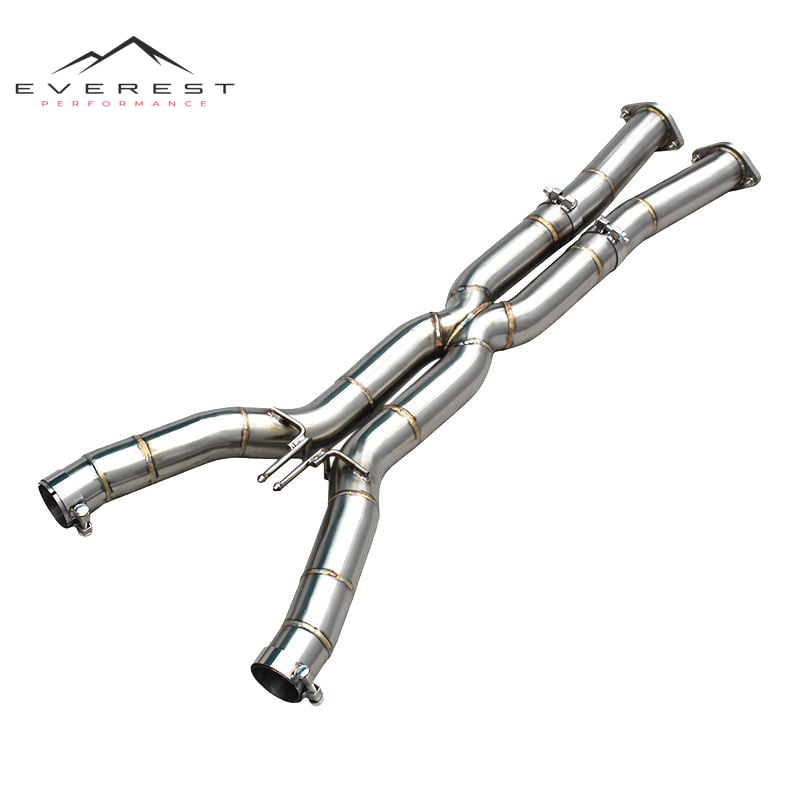 Exhaust Midpipe for Chevrolet Corvette C7 V8 6.2L 2014-2019 Stainless Steel Exhaust Pipe System Muffler