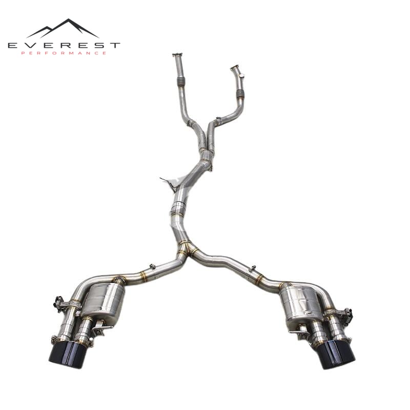 Valvetronic Catback With Front Pipe for Audi RS4/RS5 B9/B9.5 2.9T (2017-2024) Stainless Steel Valve Controlled Silencer