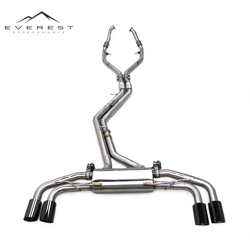 Race Sport Catback for Audi SQ5 8R/FY 3.0T 2016-2024 Valvetronic Muffler Exhaust System Tuning Active Sound Exhaust With Tips