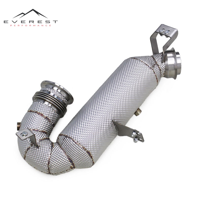 Exhaust Downpipe for Mercedes-Benz GLE53/GT53/E53 AMG 3.0T 2020-2024 Stainless Steel Exhaust Pipe with Catalyst
