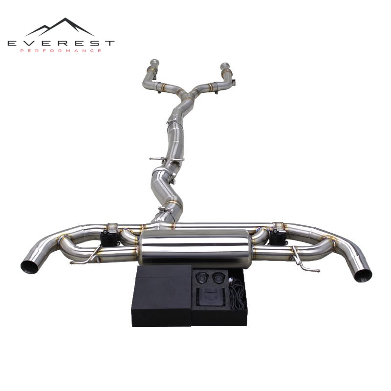 SS304 Exhaust Pipe System for Mercedes-Benz C43 AMG 3.0L 2020-2024 Valvetronic Catback Exhaust with Independent Controller