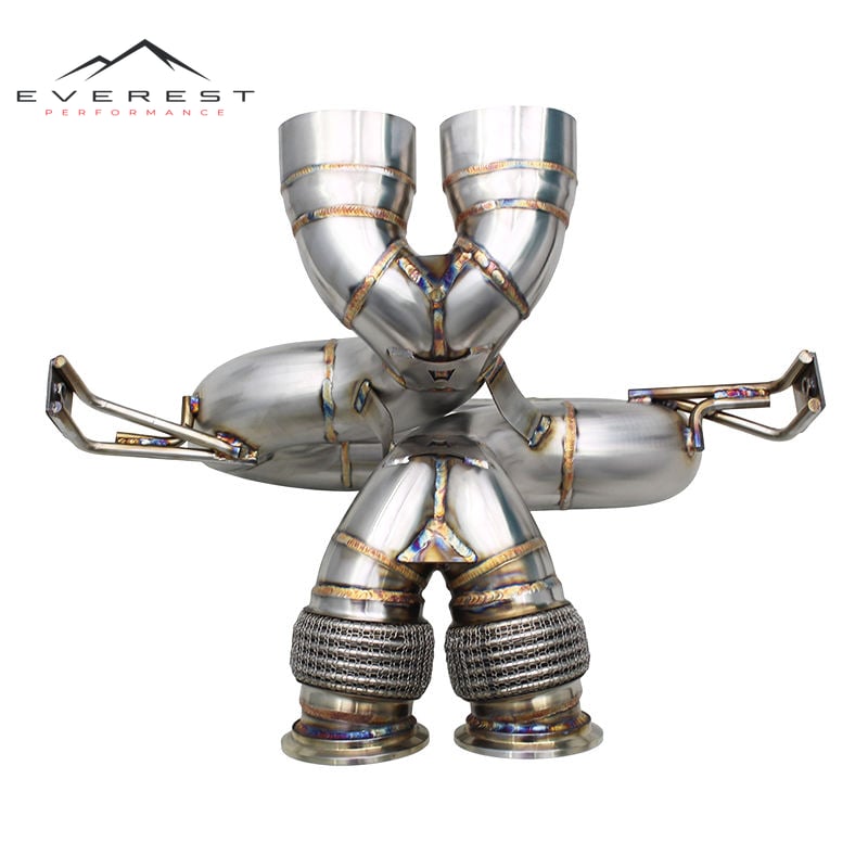 Stainless Steel Catback Exhaust Pipes for Lamborghini Temerario V8 4.0T 2025-2026 Racing Car Direct Exhaust System