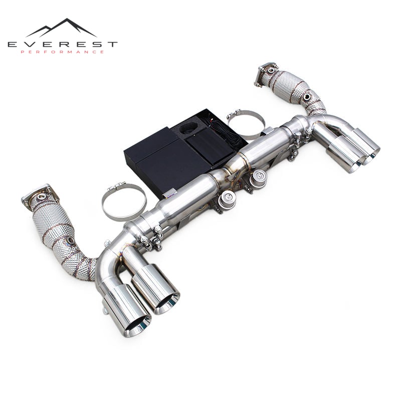 Catback Exhaust Pipes for Porsche 911 997/997.1 Turbo 2004-2012 Stainless Steel Catted Downpipe Muffler Escape