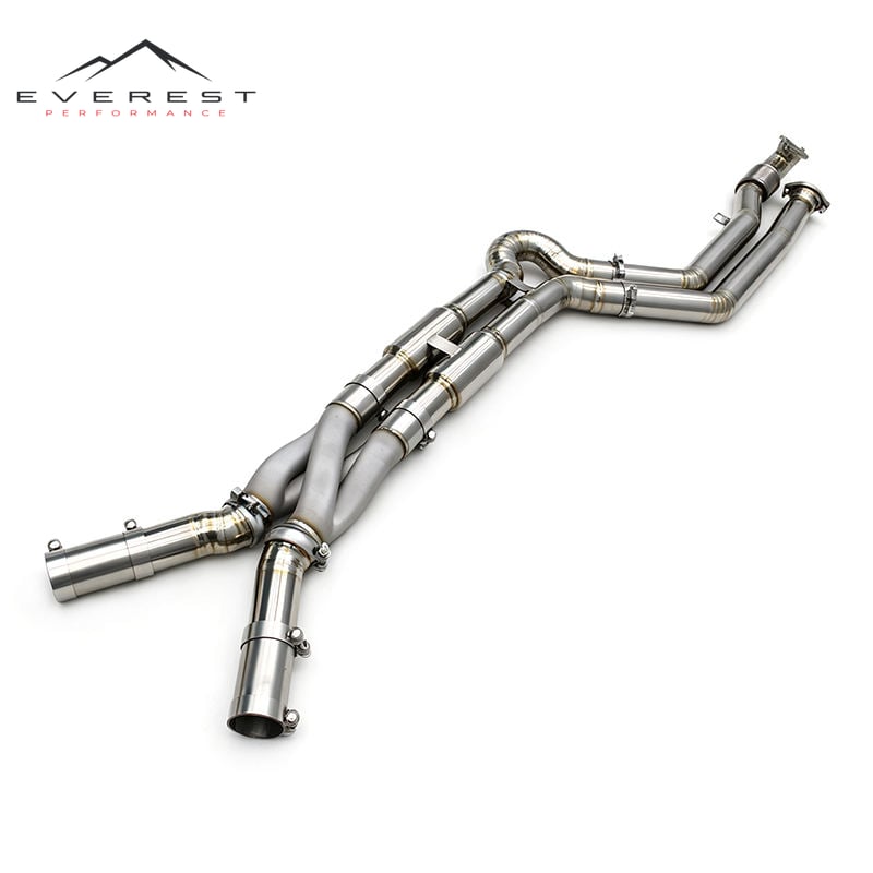 Racing Titanium Equal Length Mid Pipe With Z Pipe for BMW M2/M3/M4 G80/G82/G87/G8X 3.0T 2021-2024 High Quality Intermediate Pipe