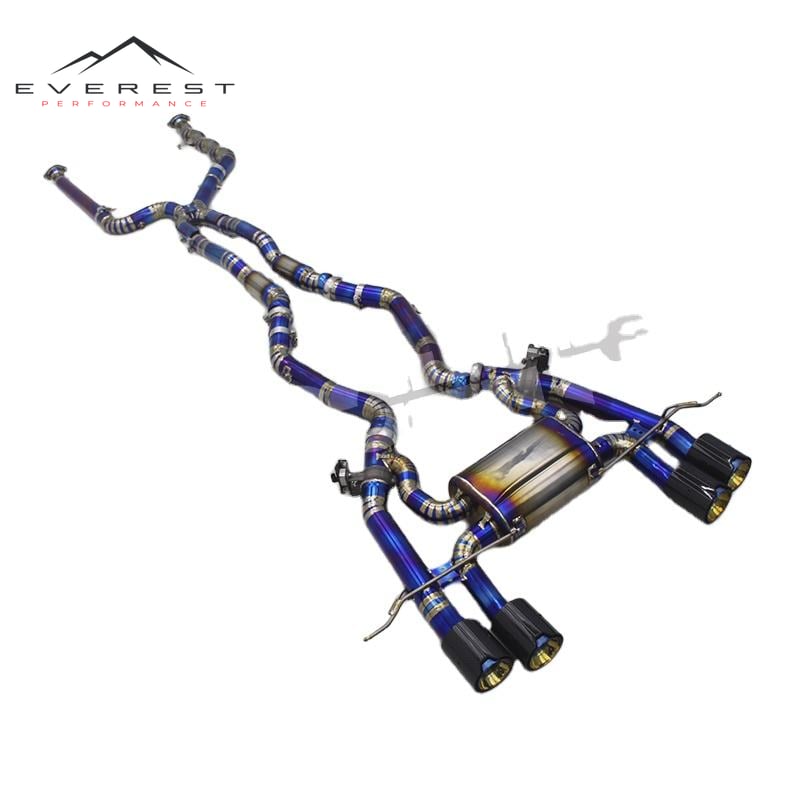 Valvetronic Catback Muffler for BMW M3/M4 G80/G82 3.0T 2019-2023 Titanium Dual Mid Pipes Exhaust Pipes