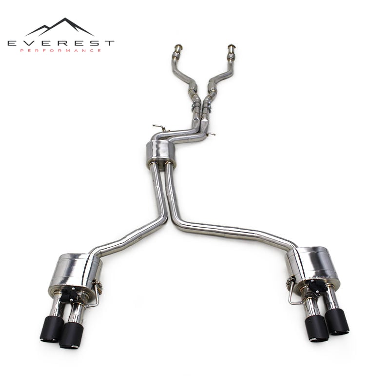 SUS304 Catback Exhaust Pipe for Audi S4/S5 B8 B8.5 3.0T 2013-2019 with Electric Valve Control Exhaust System