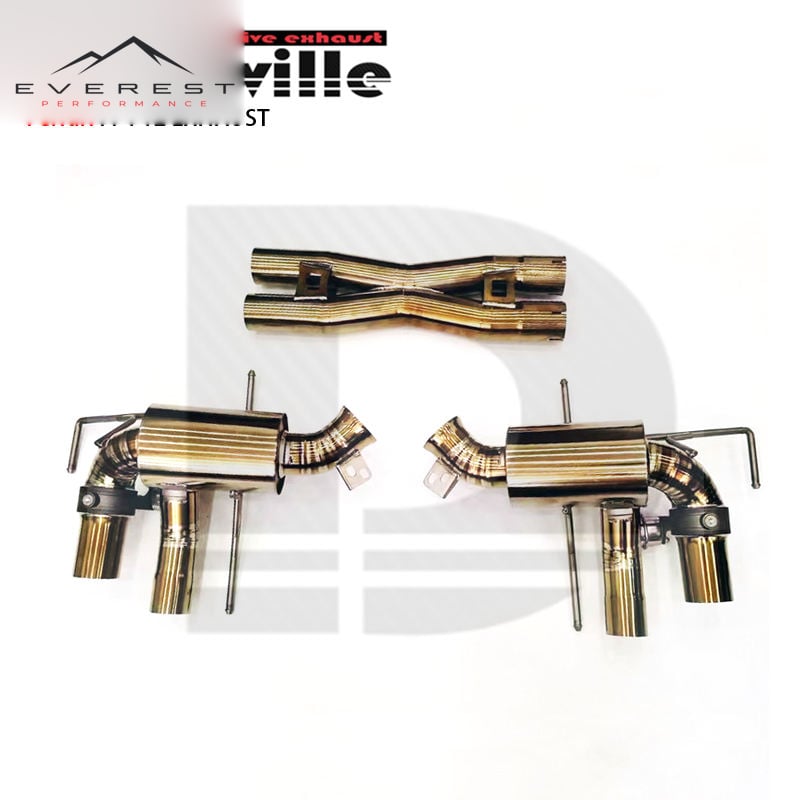 High Performance Titanium Exhaust Pipe Car Exhaust Catback Valvetronic Exhaust Muffler for Fer Rari Ff/F12 Berlinetta 6.3 2011