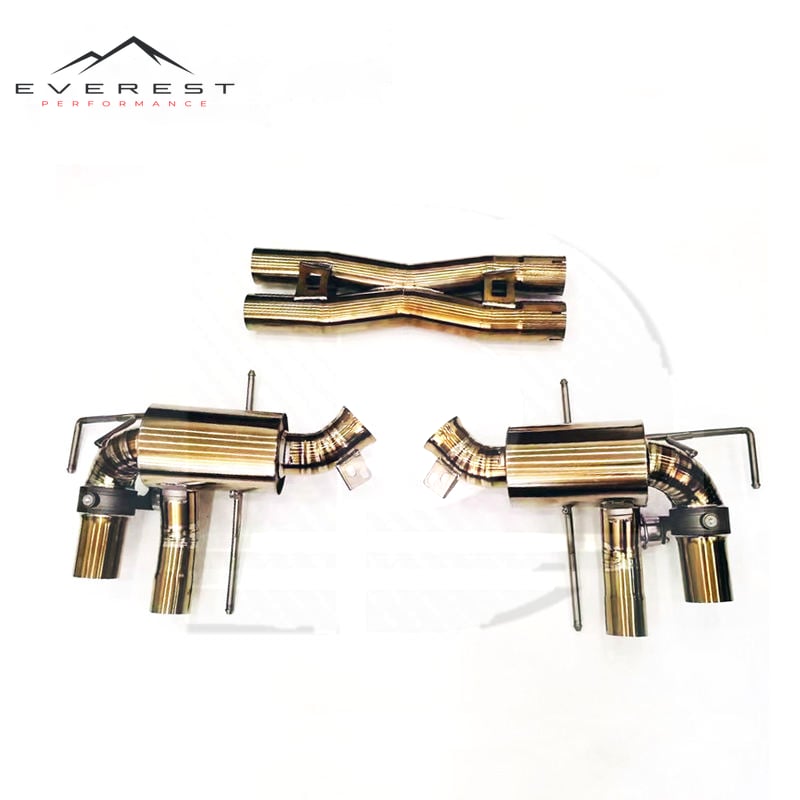 High Performance Titanium Exhaust Pipe Car Exhaust Catback Valvetronic Exhaust Muffler for Fer Rari Ff/F12 Berlinetta 6.3 2011