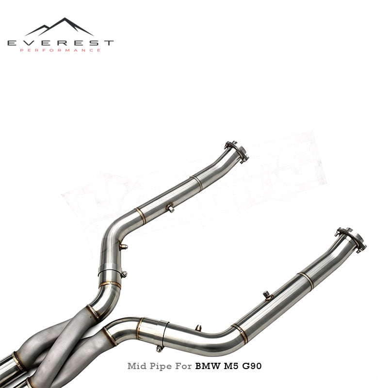 Stainless Steel Equal Length Midpipes Exhaust Pipes for BMW M5/M6 G90/G99 LCI 4.4TT 2024-2025 Performance with Z Pipes