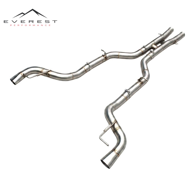 Stainless Steel Direct Exhaust Pipes for Mercedes-Benz AMG GT C/R/S C190 4.0T 2019-2023 H Mid Pipes Catback