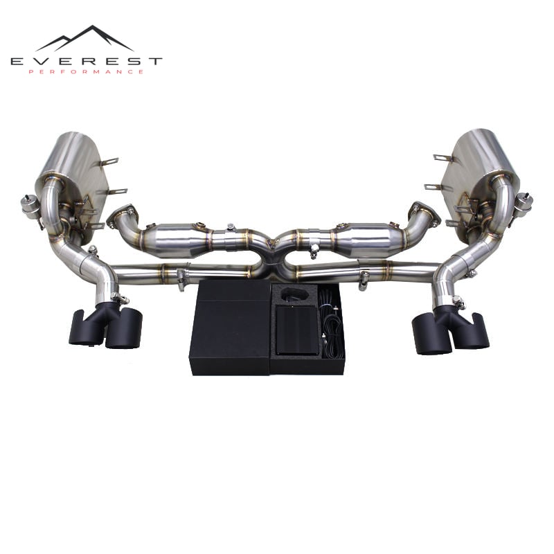 Valvetronic Rear Muffler Escape Car Exhaust System Stainless Steel Catback for Porsche 911 997/997.1/997.2 2004-2012