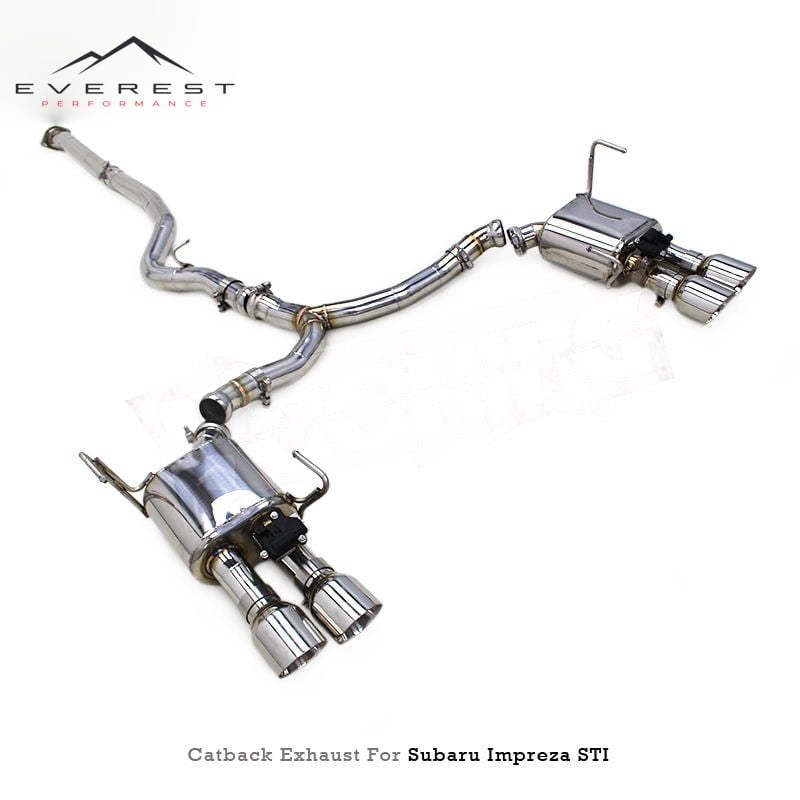 Stainless Steel Valvetronic Catback Valved Muffler for Subaru Impreza STI 2.5T 2008-2021 Exhaust Pipe System