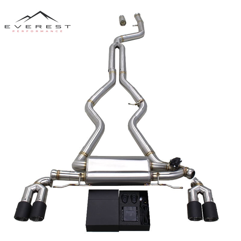 Custom Sport Car Valved Catback Exhaust for BMW M340i/M340 3.0T 2019-2024 SS304 Pipes 3.5inch Muffler Valvetronic Exhaust System