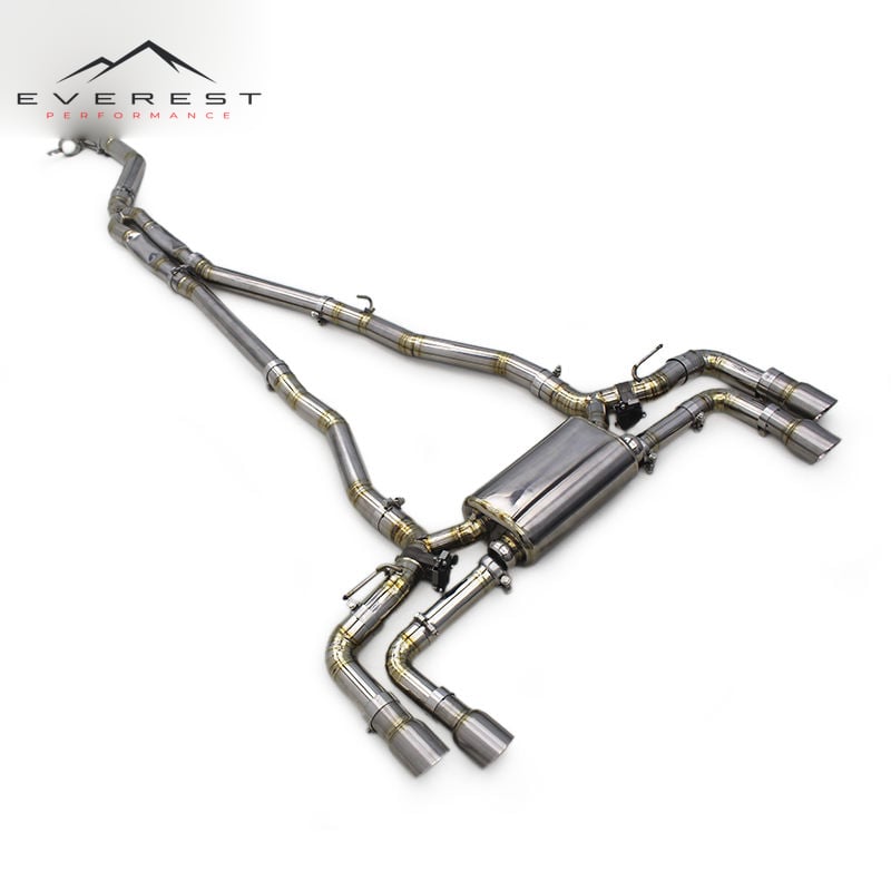 Valvetronic Muffler Catback Exhaust System for BMW 540/540i G30/G38 2.0T/3.0T B48 (2017-2023) Titanium Exhaust Pipe