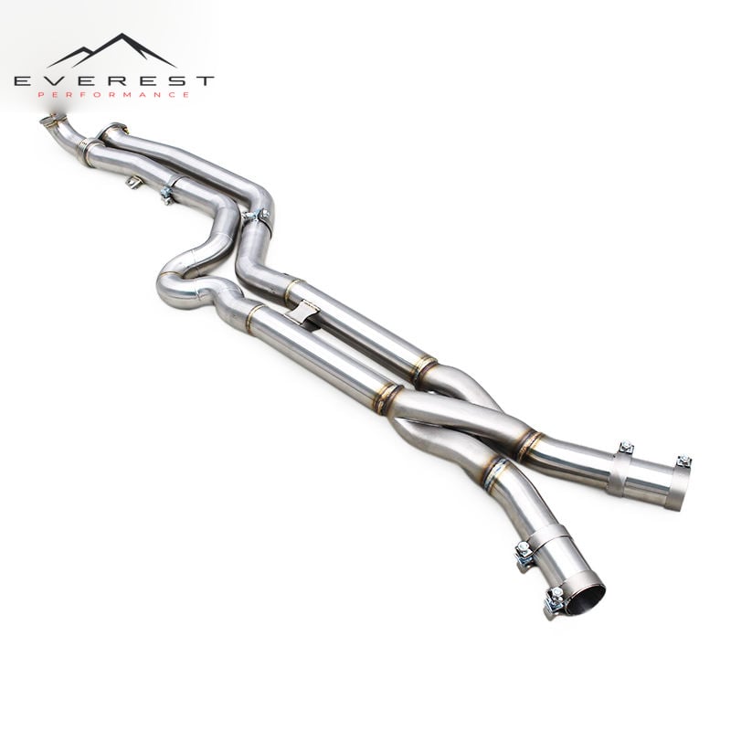 Equal Length Middle Pipe Car Exhaust System for BMW M3/M4 G80/G82 3.0T 2021-2024 Stainless Steel Exhaust Pipes