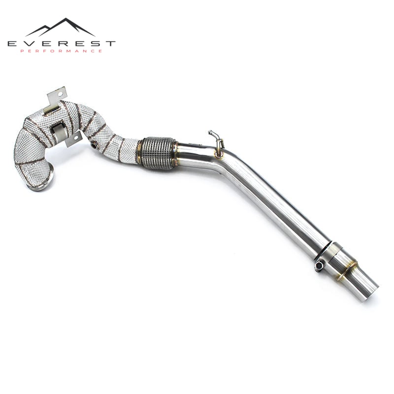 Performance Stainless Steel Exhaust Pipes for VW GOLF 8/GOLF 8 GTI 2.0T 2021-2022 GPF/OPF Catted Exhaust Pipe Car Exhaust System