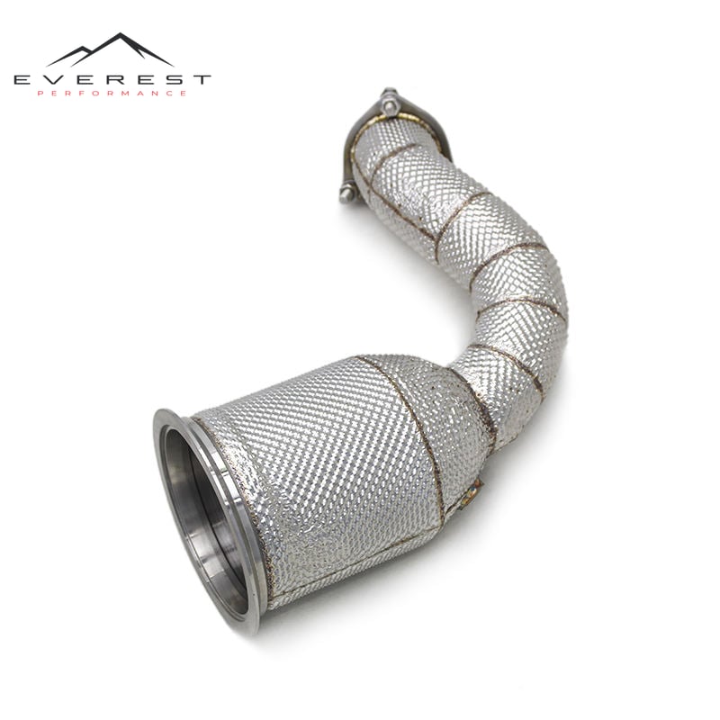 Performance Downpipe for Porsche Cayenne COUPE 3.0T 2017-2020 Stainless Steel Exhaust Pipes