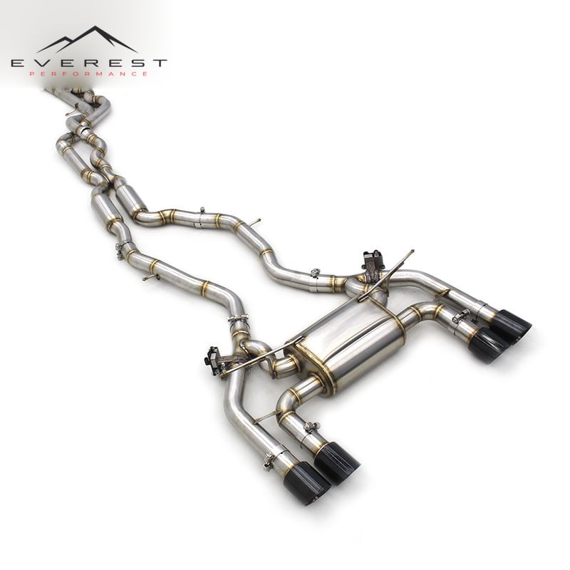 Stainless Steel Exhaust Pipes for BMW M2c M2 Competition S55 3.0T 2018-2023 Resonator Catback Valvetronic Muffler