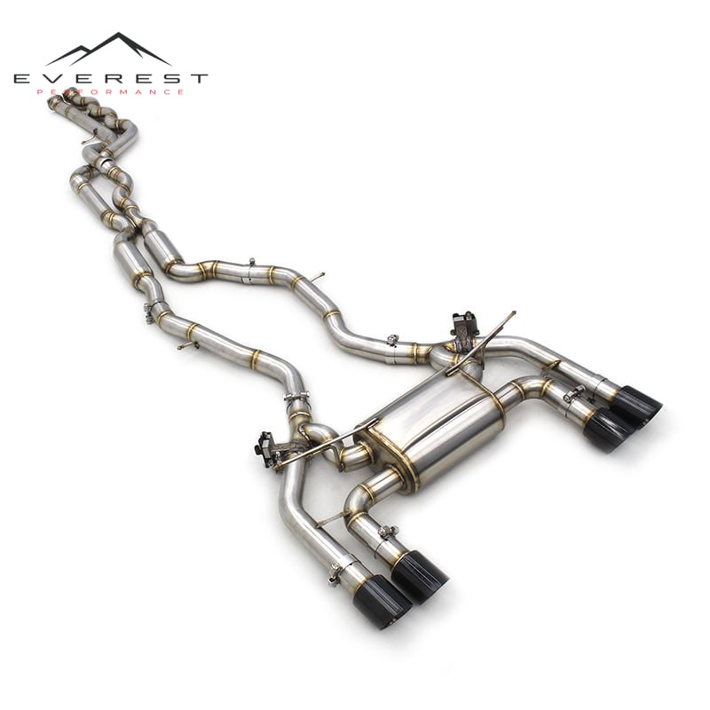 Stainless Steel Exhaust Pipes for BMW M2c M2 Competition S55 3.0T 2018-2023 Resonator Catback Valvetronic Muffler
