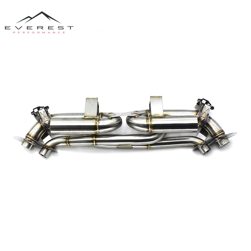 Catback Exhaust for Porsche 911(992) 3.0T Carrera 4S 2019-2023 304 Stainless Steel Exhaust Pipes Valvetronic Exhaust Muffler
