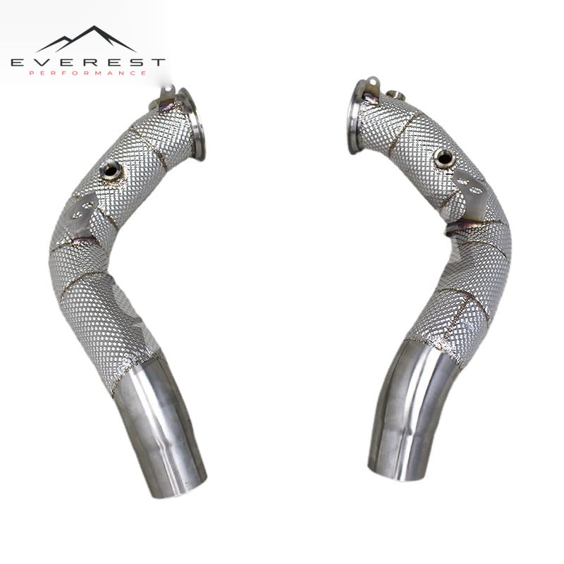 Exhaust Pipe Downpipe for BMW M5/M6 F06/F10/F18 2012-2016 Racing Car Escape Straight Pipe Muffler Exhaust System