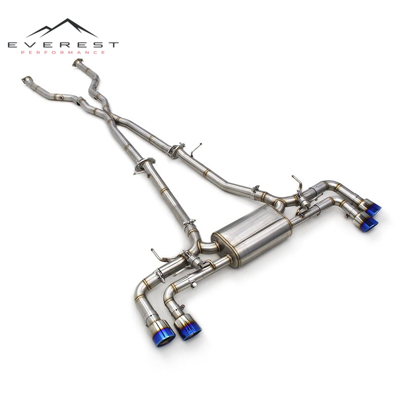 Race Valved Catback for Lexus LC500/LC500H 3.5L 2016-2021 Stainless Steel Exhaust Pipe Active Sound Muffler With Remote Control