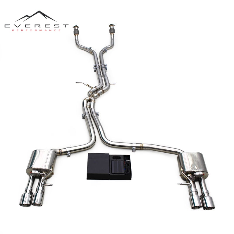 Valvetronic Catback Exhaust for Audi A7 C7/C8 3.0T 2012-2023 Stainless Steel Exhaust Pipe Muffle