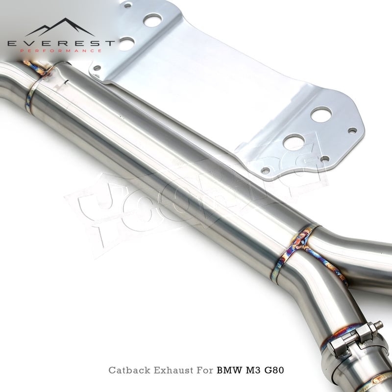 SS304L Exhaust Pipe System for BMW M3/M4 G80/G82 3.0T 2021-2026 Electronic Valve Muffler Catback Exhaust Four Outlet Nozzle