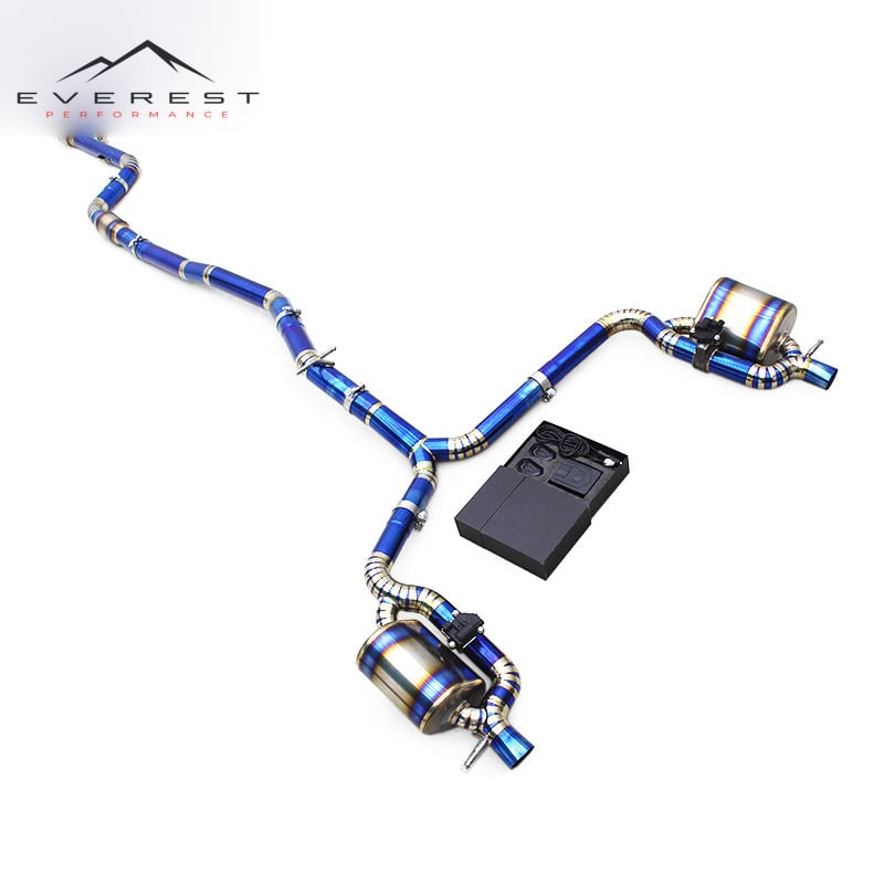 Performance Valvetronic Exhaust Catback for Mercedes-Benz E300 W213 2.0 2015-2023 Titanium Pipes