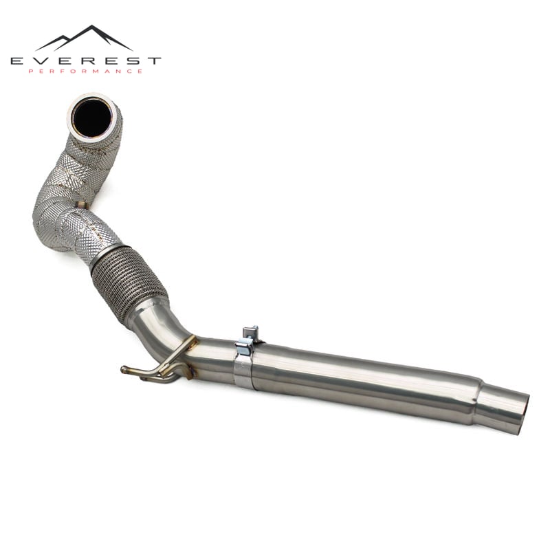 Racing Stainless Steel Exhaust System Free Flow Pipe for VW GOLF 7/7.5 MK7/MK7.5 GTI 2.0T (2014-2020)Header Downpipe