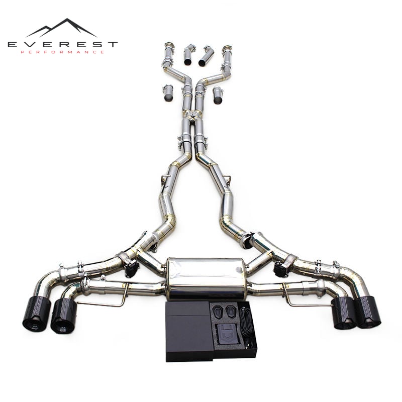 Custom Titanium Pipes Catback for BMW X5 G05 X6 G05 M50i M60i 4.4TT 2019-2024 Valvetronic Exhaust System Enhanced Sound