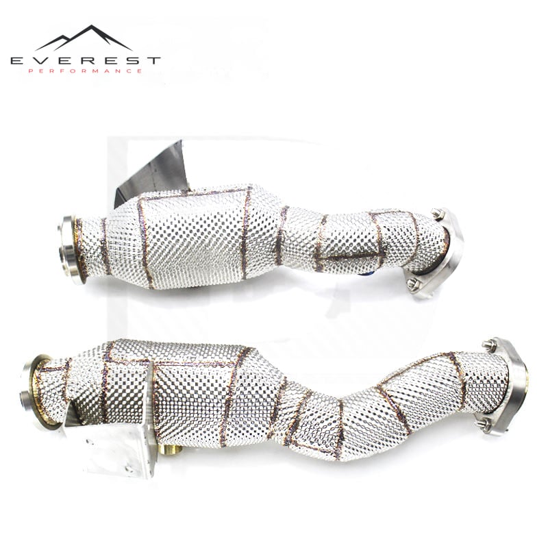 Stainless Steel Exhaust Pipes for Mercedes-Benz C43 AMG 3.0T 2016-2023 Exhaust Downpipe Exhaust System
