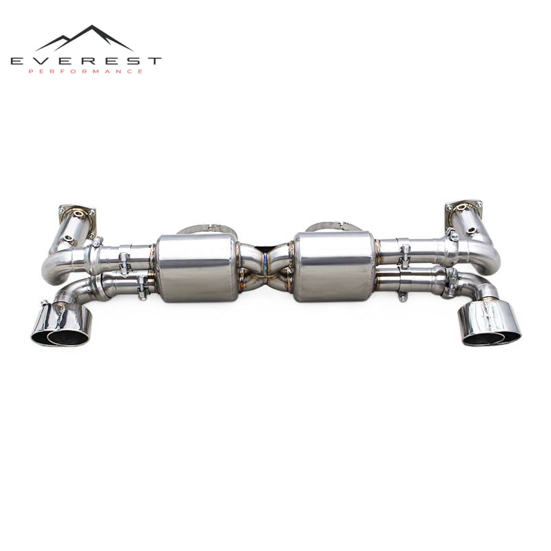 Stainless Steel Exhaust Pipes for Porsche 911 996 TURBO 3.6 1997-2005 Muffler Catback Valvetronic Auto Part