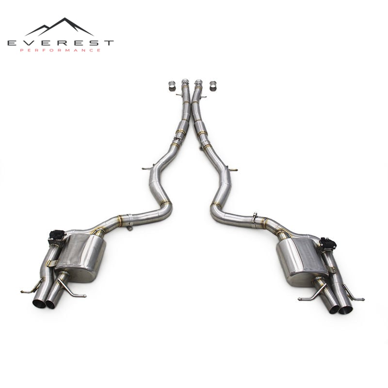 Valvetronic Exhaust for Mercedes-Benz S580 W223 4.0T Stainless Steel Pipes