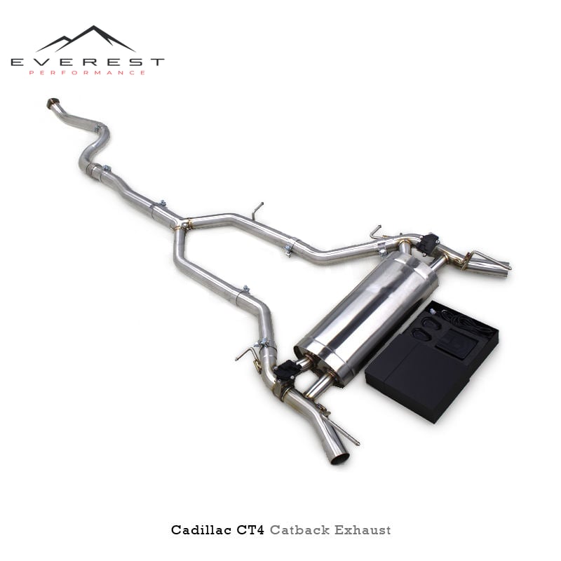 SS304 Exhaust Pipe System for Cadillac CT4 2.0T 2019-2023 Valvetronic Catback Exhaust Pipes Muffler
