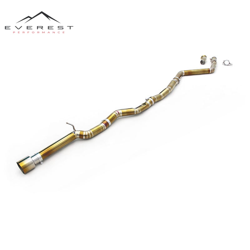 Street Car Exhaust Flow System for Toyota Supra A90/A91 MK4/MK5 3.0T 2020-2025 Titanium Pipes Straight Catback Muffler
