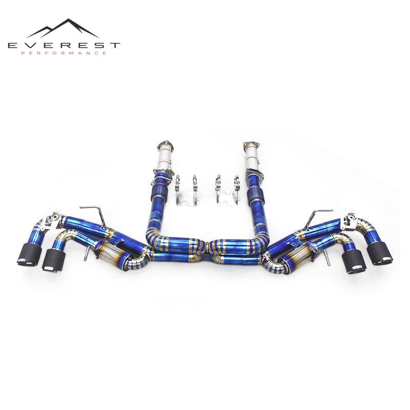 Auto Parts Titanium Catback Exhaust for Chevrolet Corvette C8 2019-2025 Valve Exhaust Pipe Muffler Escape Car Exhaust System