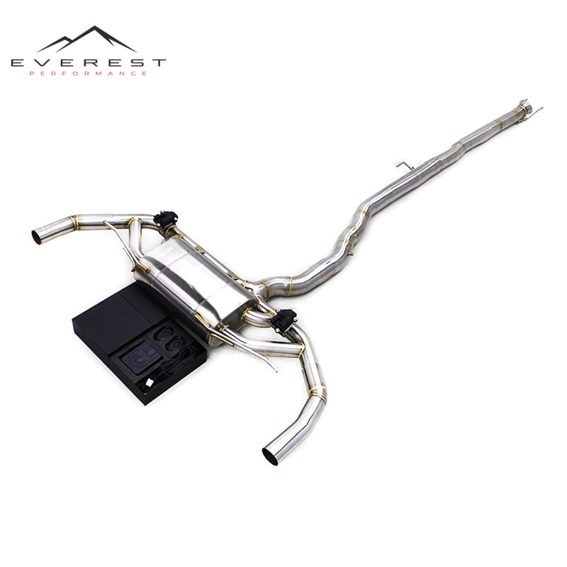 Valvetronic Catback for Mercedes-Benz A45 S AMG W177 2.0 2020-2023 Brushed Stainless Steel 1.5mm Exhaust Pipe Remote Control