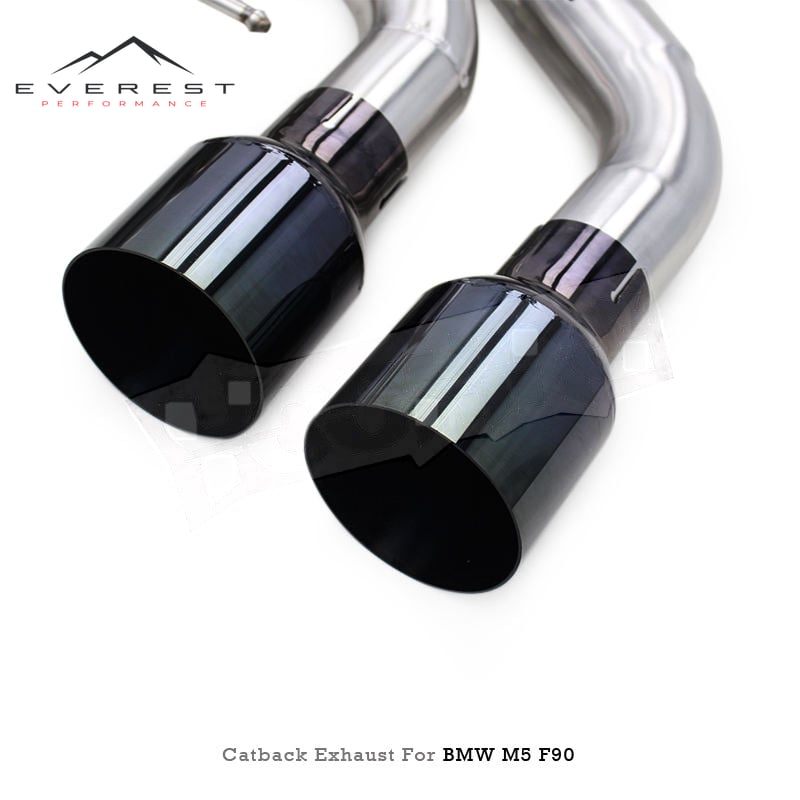 Stainless Steel Valvetronic Catback Exhaust Pipe System for BMW M5 F90 4.4T 2018-2023 X-pipes Electronic Valve Muffler