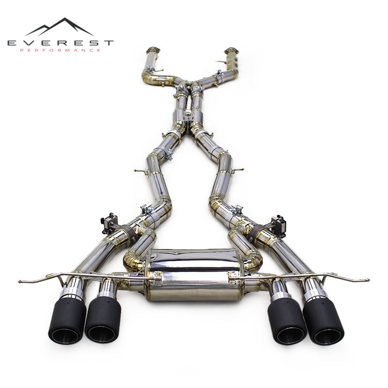 Valvetronic Muffler Exhaust System for BMW M3 M4 G80 G82 3.0T 2021-2024 Titanium Catback Dual Mid Pipes