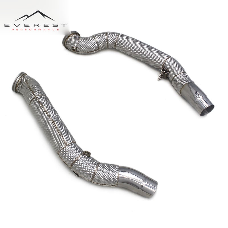 Exhaust Header Straight Downpipe for Maserati Ghibli S Q4/SQ4 3.0T Free Flow Pipe Stainless Steel Muffler Exhaust System