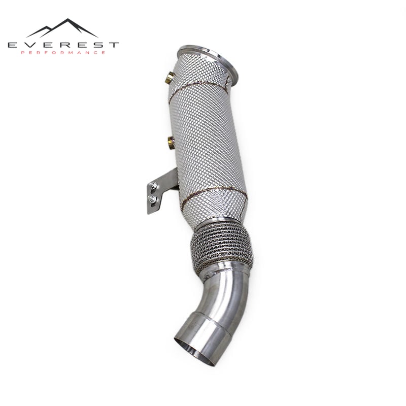 Race Performance Free Flow Downpipe for BMW M240 M240i M340i M440i 540i X5/X6 G05/G06 A90 B58 3.0T Stainless Steel Pipe
